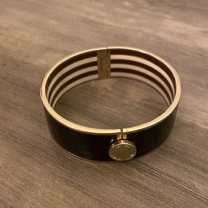 Henri Bendel black and gold bangle